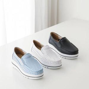 [비비핑크]LUX_3825  여성 단화 플랫 로퍼 스니커즈 슬립온