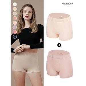 [크로커다일 이너웨어]Y존 프리 모달 심리스 스퀘어 팬티 1+1 택1