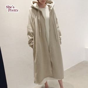 [쉬즈프리티] 에스더롱후드집업