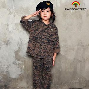 [무지개나무]아동군복 세트 (모자포함)
