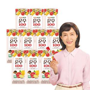 유기농레몬자몽즙 레자몽순수100 10박스(150포) 정애리레자몽 NFC착즙 100%