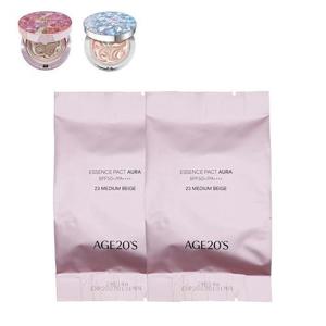 에이지투웨니스 에센스 팩트 아우라 14g(SPF50+) 리필2개