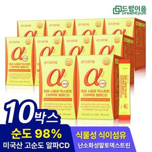드림이음 알파CD 분말 알파시클로덱스트린 다이렉트 핏 30포 x 10박스 사과맛