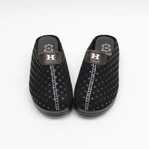 캐주얼 목화 H장식 발편한 쿠션 할머니 엄마 슬리퍼