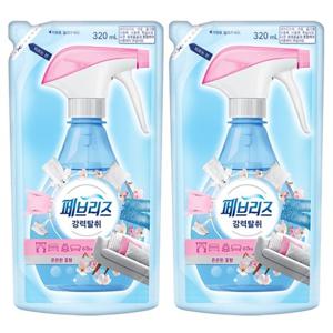 페브리즈 섬유탈취제 리필 320mlX2개 은은한 꽃향