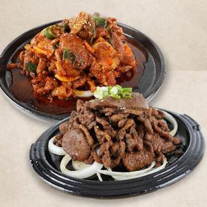 [새담] 흑마늘 오리주물럭 200g x 4팩+오리불고기 200g x 4팩