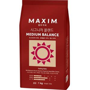 맥심시그니쳐 블렌드 미디엄 밸런스 1kg_