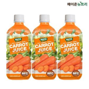 메이준뉴트리 NFC 착즙 프루티아 100% 당근주스 1,000ml 3병