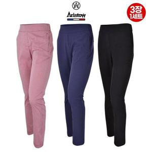 [삼정]여성 허리밴드 스판바지 3종1세트