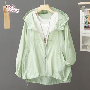 [쉬즈프리티] 레온후드윈드자켓