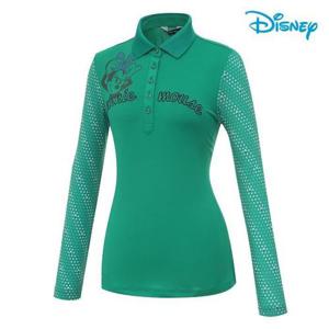 디즈니골프 세이브존07 여성 도트 티셔츠  DP1LTSR03