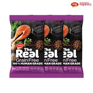 [하림펫푸드]더리얼 캣 그레인프리 크런치 연어 어덜트 50g x 3/본사운영