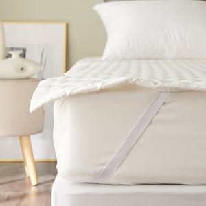 60수사틴 순면 침대패드 명품호텔침구 SS싱글 화이트