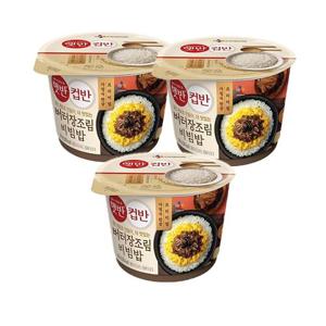 컵반 버터장조림비빔밥 216gX3개