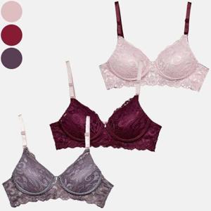 올 레이스 풀컵 노와이어 몰드 B컵 브라 0843wr WBB3C6D