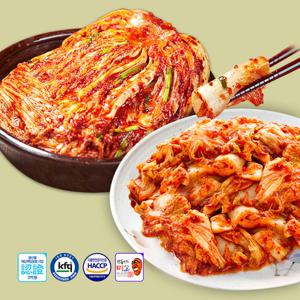 학가산 국내산 별미김치세트 (포기 4kg+다진김치 5kg)