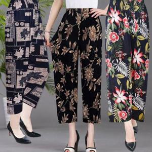 여성 여름 9부 쿨바지 냉감 바지 일바지 고무줄바지