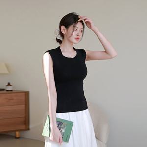 ★3종세트★[최초가 89,000원][르포엠]트라페즈 슬리브리스 니트탑 3종세트