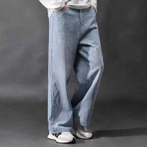 [후앙스]하이웨스트 청 데님 와이드 팬츠 JBCP1968