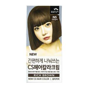 꽃을든남자 CS 헤어컬러 크림 N5 진한갈색 4회분 (WFGRLZX)