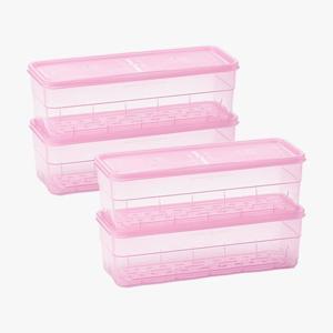 땡스소윤 냉동실 전용 밀폐용기 2호 4개