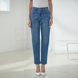 [P]맥스튜어트 여성 뉴블루진 배기핏 데님팬츠_6009DI