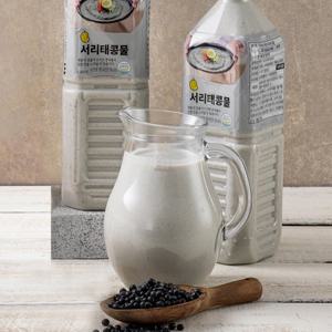 국내산 콩으로 만든 서리태 콩물 1L 4병
