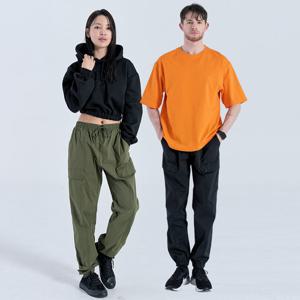 남여공용 데일리 올데이 쿨핏 스티치 카고 조거 풀밴딩 팬츠 MVP5239