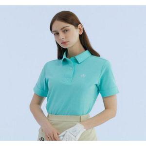 [드루골프]여성 PK 카라 반팔 티셔츠 (DF42ST92-K)