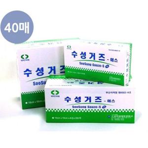 수성 접은거즈 3X3X8p(7.5cmX7.5cmX8겹) 40매입 X5개 (WB9F488)