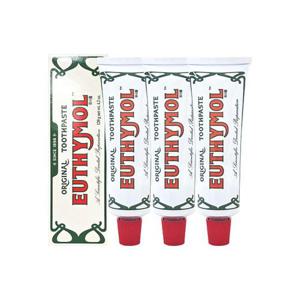 [유시몰][ EUTHYMOL ] 유시몰 오리지널 핑크 치약 대용량 120g 3개