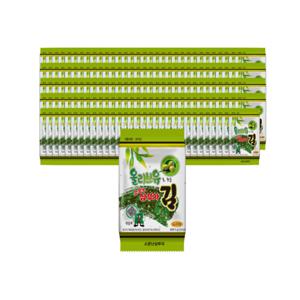 [소문난삼부자]올리브유 도시락김 4g x 160개