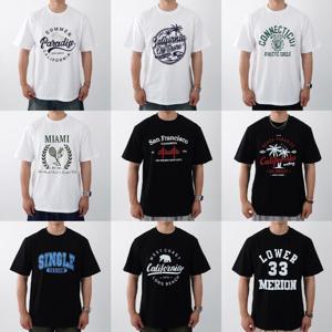 오엔엘 / 1 + 1 10종류 20수반팔 남자오버핏반팔 흰색면티