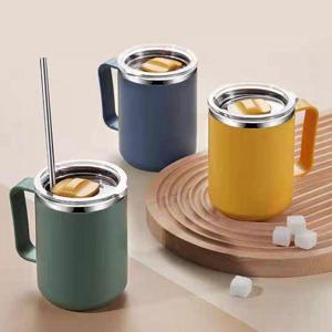 스텐 손잡이 보온 컬러플 머그컵 WD9C8A4