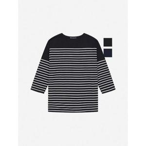 [뱅뱅]여성 핀스트라이프 7부 티셔츠(NTJ215)