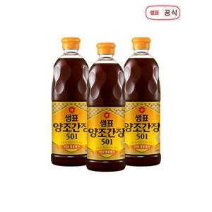 [샘표]양조간장501 860ml 3병