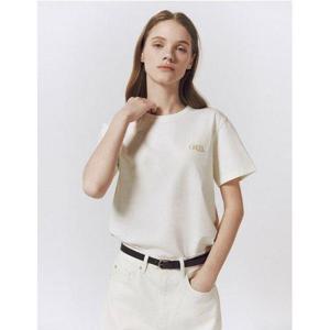 갤러리아_26년 여성 반팔 티셔츠 면 22수 이너 레이어드 레귤러핏 그래픽