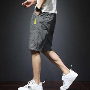 [셀럽하우스]남성 AOPBOJFF 허리 밴딩 5부 팬츠 캐쥬얼 반바지 이지 웨어