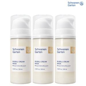 ((홈앤쇼핑 단독/슈바넨가르텐)) 버블 크림 마스크 기본 패키지(버블 마스크팩 100ml x 3)