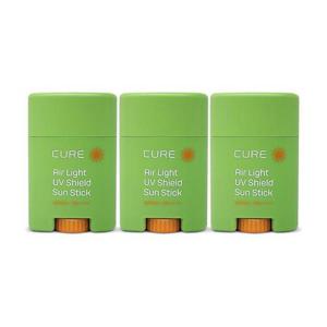 [김정문알로에]김정문알로에 큐어 에어라이트 유브이 쉴드 선스틱 20g(SPF50+) 3개 Ss (16279966)