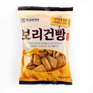 [대용량과자][옛날과자몰]금풍제과 보리건빵 70gx10 (44887535)