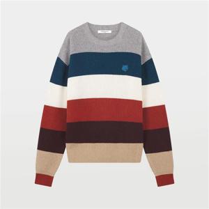 메종키츠네 폭스 헤드 패치 남녀공용 니트 LM00808KT1093 S101