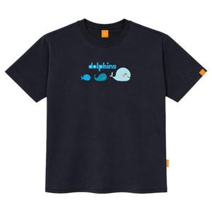 엘라모 패밀리돌핀 반팔 티셔츠 남녀공용 빅사이즈 S~4XL