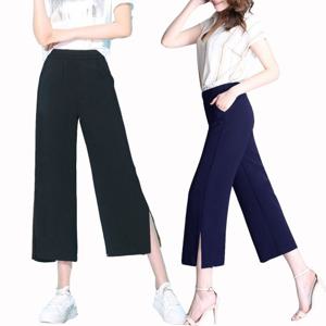 힙제이 8부 옆트임 쿨링 통바지