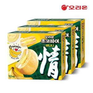 초코파이 정 바나나 12P 444g x 3개