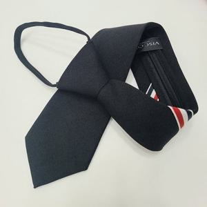 [애슬릿] 여성 삼선 슬림 베이직 자동 지퍼 넥 타이