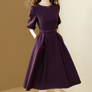 [휴드] 쏘헨 모던 심플 밸트 포인트 원피스 2color_240718_RQ08