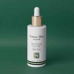 푸드어홀릭 네이처 스킨 앰플 50ml 알로에 시카 /주름개선기능성 피부진정 병풀추출물 함유