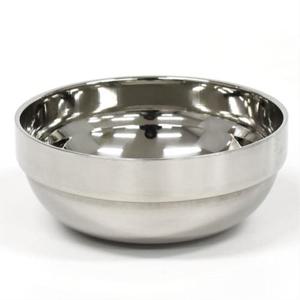 안전하고 튼튼한 스텐 이중 국그릇 델키 - 14cm(6볼)