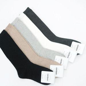 [지앤](무배)국산 성인 g롱롱 골지 장목 양말 25cm 여성 긴목(1켤레)